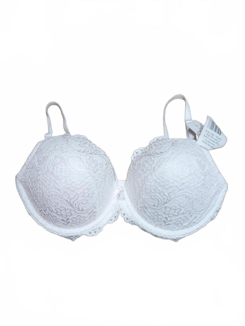 Smart & Sexy Women's Signature Lace Push-up Bra, White, 38D